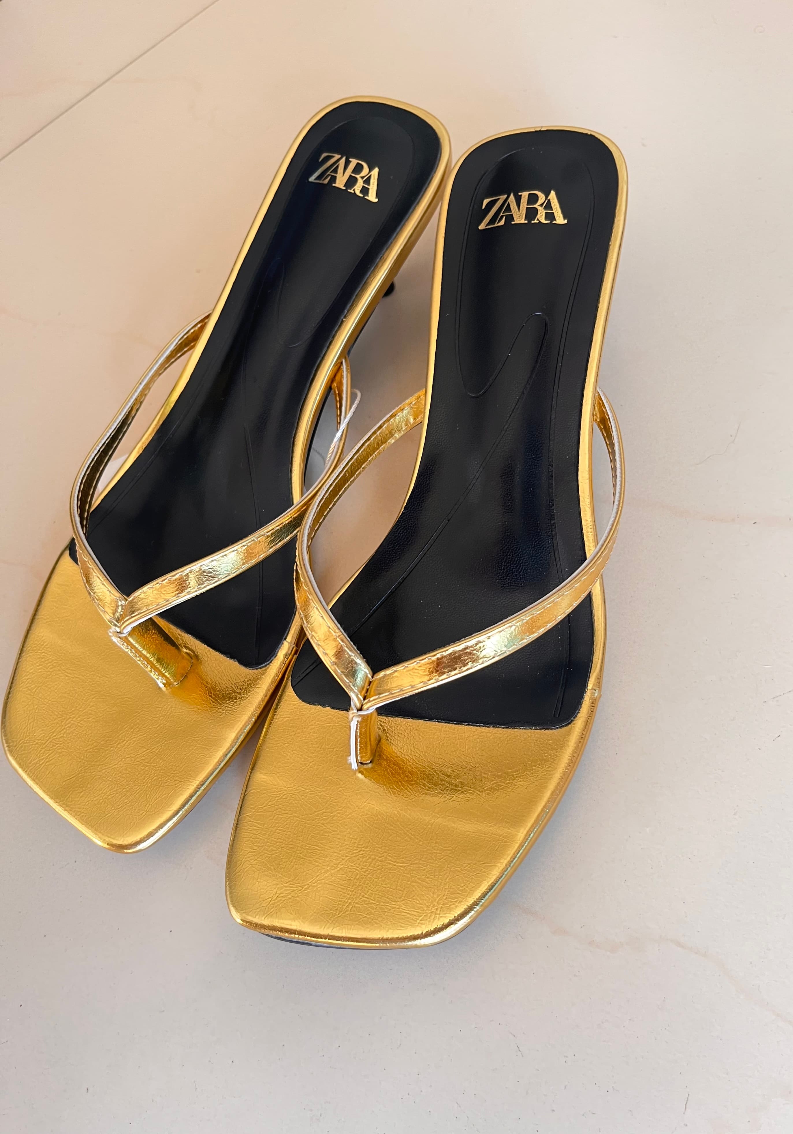Zara kitten sandals